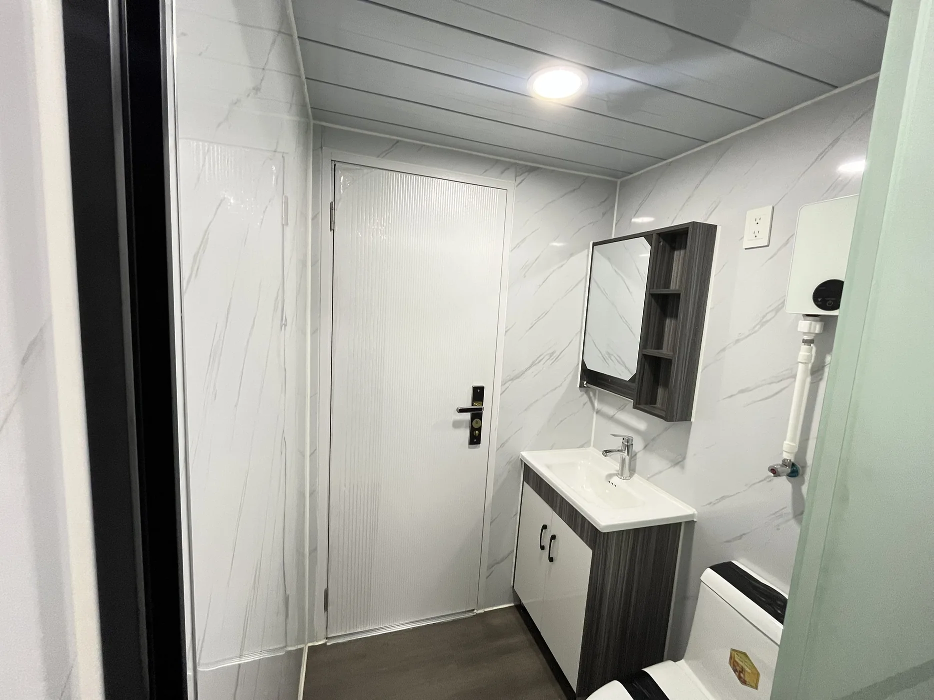 Interior de casa modular: Baño, foto 2